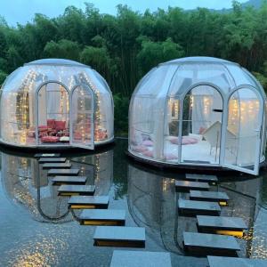 Quality KTV Outdoor Bubble Tent PC Clear Transparent Farmhouse Dome Tents wholesale