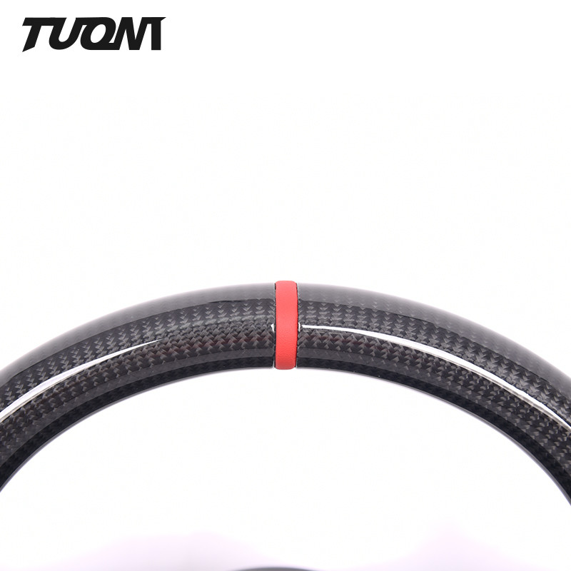2022 Sport Stitching Volkswagen Carbon Fiber Steering Wheel Alcantara 350mm