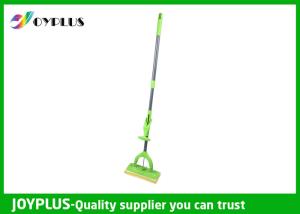 Quality Fashionable Flat Floor Sponge Mop , Room Cleaning Mop Green Color HP0590B wholesale
