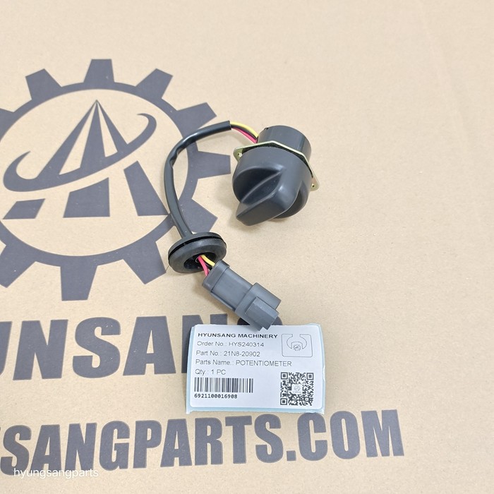 Excavator Parts Accel Dial Assy 21N8-20902 For R160LC7 R180LC7 R210LC7