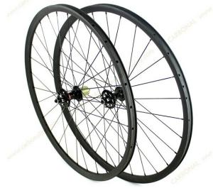 Quality carbon fiber mtb bike 29inch 3k/matt wheels for mtb cycling and racing bike 25*30mm width wholesale