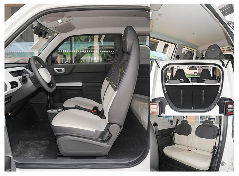 4 Seater Geely Panda Mini Electric Car 100Km/H Lithium Iron Phosphate Battery