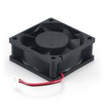 DC 12V 24V Computer Cabinet Cooling Fan 60x60x25mm 4000RPM Flange Mount