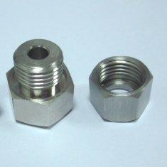 Quality Bolt and Nut Manufacturing, CNC machined finish aluminum customed nuts wholesale