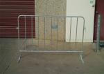 Professional PVC Coated HDG Metal Crowd Control Barriers OD 25*2.0mm