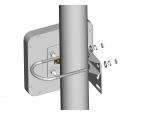 Gain 6dBic UHF Small RFID Antenna 128*128*20MM Size Double Waterproof Design