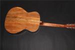 AAAA all Solid imported apple wood OM body style acoustic electric guitar