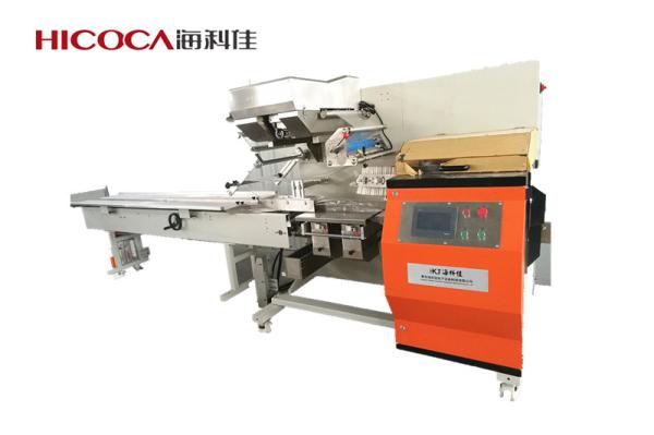 Bread, Chocolate, Biscuit Packing Machine / 50-60Hz Snack Food Packaging