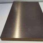 1220x2440mm Eco Friendly Metal Brushed PET Laminated MDF Panels