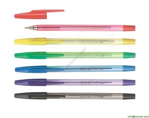 Quality transparent simple office ball point pen,cheap price pen wholesale