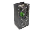 Matt Lamination Logo Custom Retail Bags , OEM Black Retail Shopping Bags