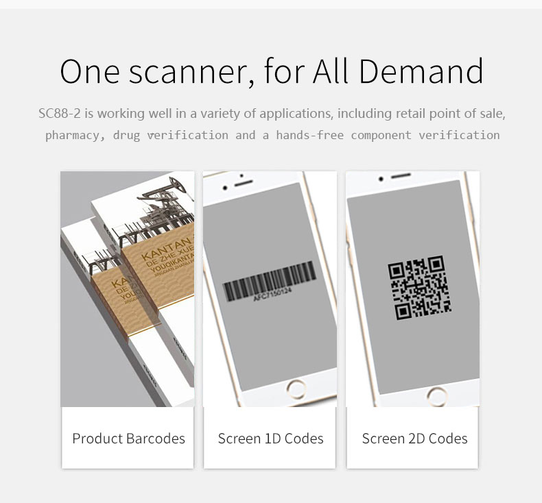 Supermarket Pharmacy POS Terminal with 120fps Scan Speed and Quick-Response Scanning