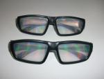 Rainbow 3d Fireworks Glasses , Plastic Frame Diffration Glasses