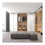 Modern Wardrobe Light Luxury Room Cabinet Wooden Combination for Household