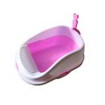 Plastic Modern Kitty Litter Box , Fashionable Enclosed Cat Litter Box