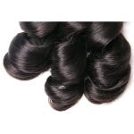 Real Peruvian Human Hair Bundles , Soft Peruvian Loose Body Wave Hair
