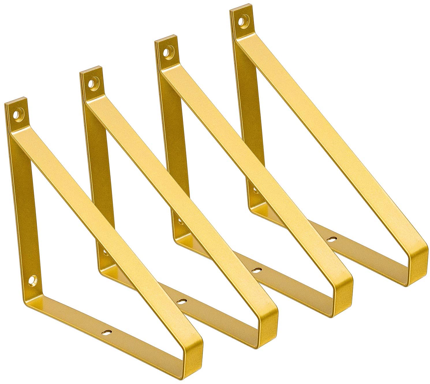 Metal Floating Shelf Brackets 7.64*6.61*2.72cm Single-side Structure DIY Decorative