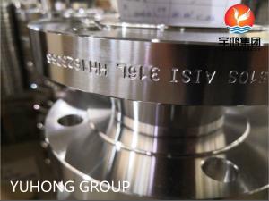 Quality ASTM A182 F316L Stainless Steel Forged Flange B16.5 150LB SCH10S Welding Neck Raised Face wholesale