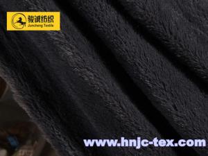 Quality China textile goods wholesale plush fur pv fleece fabric home textile apparel fabric wholesale