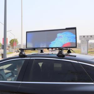 Quality HD Outdoor 4500nits Car Roof Advertising Signs Energy Saving wholesale