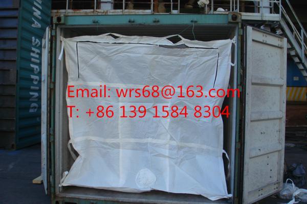 20ft PP Woven Barless Container liner for Chemical Resin / Mining