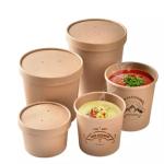 Personalised Printed Custom Disposable Rice Salad Ice Cream Food Container Paper