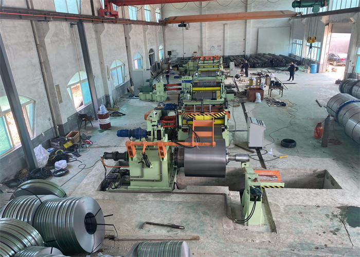 High Speed Precision Steel Slitting Lines Thin Gauge Sheet Slitting Machine