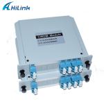 1490 ~ 1550nm CWDM Mux Demux Module 4CH Dual Fiber LC / UPC Plastic / ABS