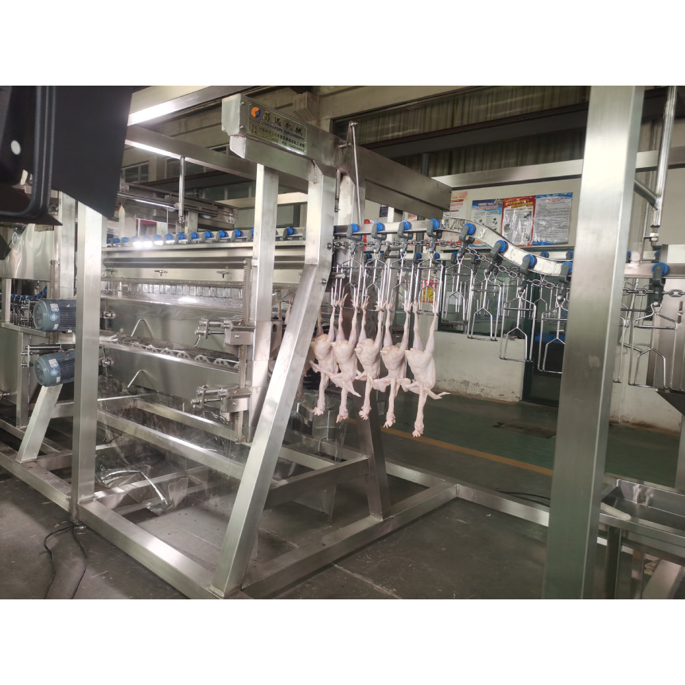 300 - 500BPH Mobile Poultry Slaughterhouse Machine Compact Chicken Slaughtering Line