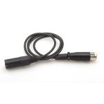 Soft 4 Pin XLR Power Cable Male To Female 1M Length For Camera ROHS Certified