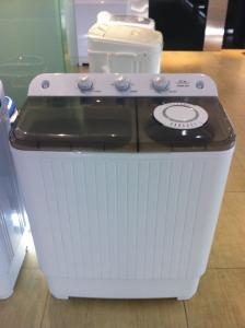Quality Water Efficient Movable 7.8kg Household Dual Tub Washing Machine With White Plastic Cover wholesale