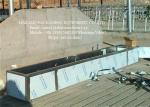 Milking Machine Parts Steel Electronic Heated Water Bowl / Water Trough For