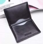 Handmade Leather Business Card Holder Men Personalized Minimalist Weight 45g