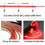 12V Dimmable Red COB LED Strip Light for Indoor and Outdoor Decoration 8mm 320