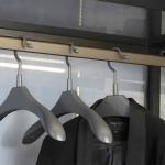 260*400mm Furniture Hardware Fittings Female Aluminum Wardrobe Hanger