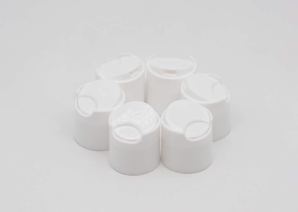 Plastic Disc Top Cap Closures 24mm Plastic White Disc Top Cap For Bottles
