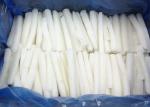 White Color Forzen Squid Strips Size 1*1*10cm Chemical Off No Additives