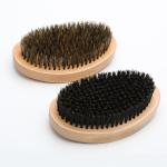 Custom Logo Wooden 360 Wave Brush Medium Soft Hard Textures Curved Brush