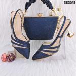 Supoo wholesale price wedding shoes matching bags african high heel shoes for