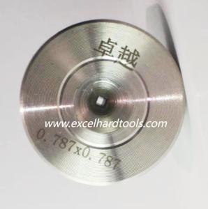Quality 0.787mm square hole pcd drawing die for metal wire drawing wholesale