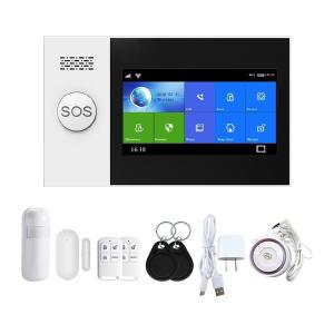 Quality GSM 4G Security Smart Home Burglar Alarm System Pir Detectors Burglar Alarm wholesale