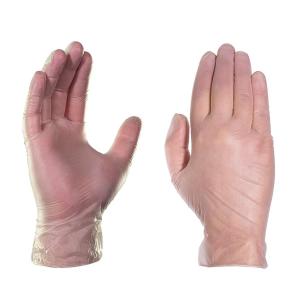 Quality PVC Disposable Medical Gloves Double Layers Films For Double Protection wholesale