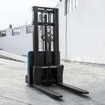 Pedestrian Electric Pallet Stacker Truck 1500kg standing Platform