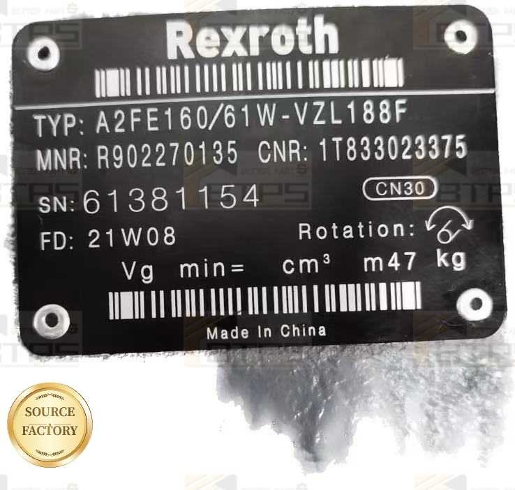 A2FE Series Bent Axis Hydraulic Piston Motor A2FE28 A2FE32 A2FE45 A2FE56 A2FE63 A2FE80 A2FE90 A2FE107 A2FE80/61W-VAL027