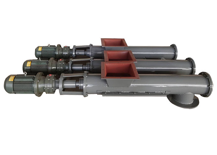 Coal Ash Adjustable Speed Tubular Screw Conveyor 30 Degree Inclined Angle