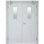 Exit Emergency Metal Fire Rated Steel Doors Heat Resistance