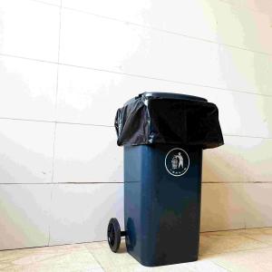 Quality Convenient HDPE Black Plastic Trash Bag Can Liner for and Eco-Friendly Waste Disposal wholesale