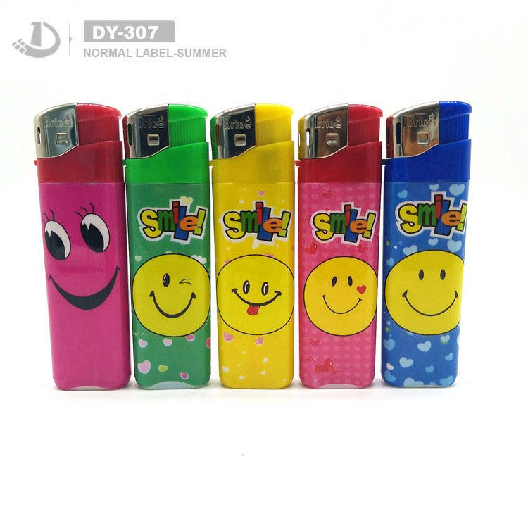 Best Design Custom Beautiful Colorful Label Cigarette Electric Lighter