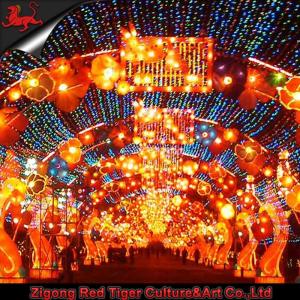 Quality Theme Park Chinese Festival Lantern Sunproof Zigong Lantern wholesale