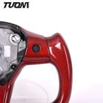 Gloss Full Red Carbon Fiber Steering Wheel For Tesla Model 3 Y X S ODM